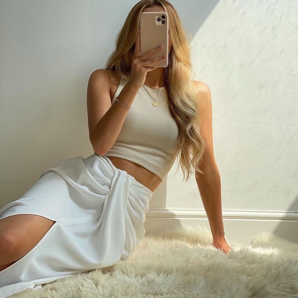 LAST ONE!🔥 ZARA White Knotted Pareo Skirt - Picture 14 of 14